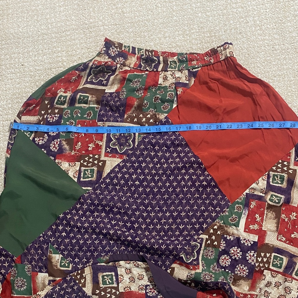 Chaus Multicolor Patchwork Maxi Skirt - image 8